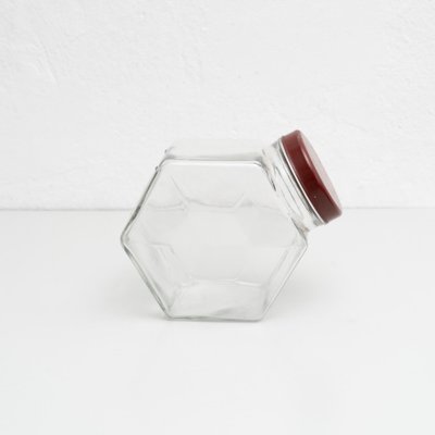 Capped Glass Container, Spain, 1950s-WM-1282140