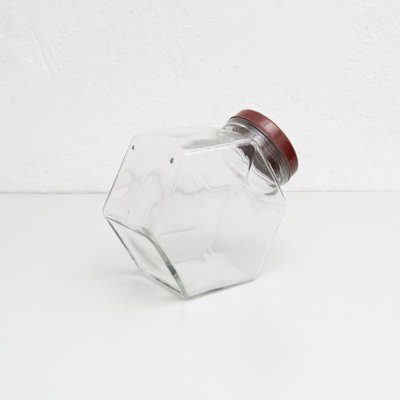 Capped Glass Container, Spain, 1950s-WM-1282140