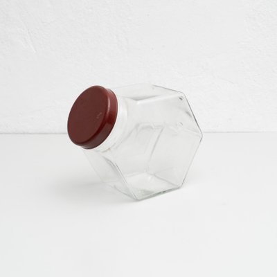 Capped Glass Container, Spain, 1950s-WM-1282140