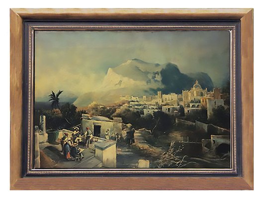 Capri, Posillipo School, Oil on Canvas-YUW-915078