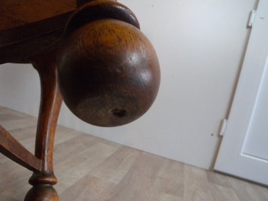 Captain's Swivel Desk Chair in Oak, England, 1900s-FEO-1781296