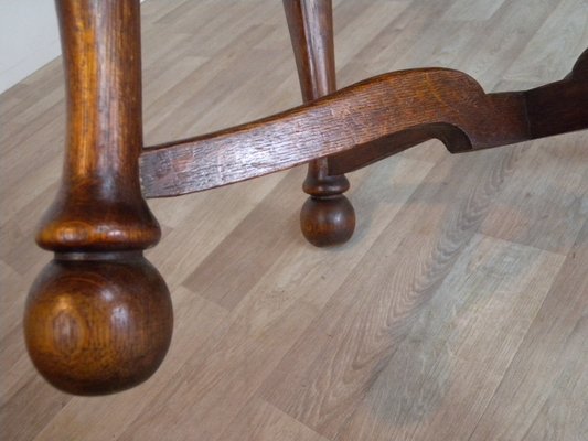 Captain's Swivel Desk Chair in Oak, England, 1900s-FEO-1781296