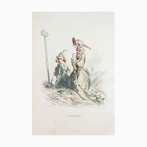 Capucine - Les Fleurs Animées Vol.I - Litho by J.J. Grandville - 1847 1847-ZCI-758897