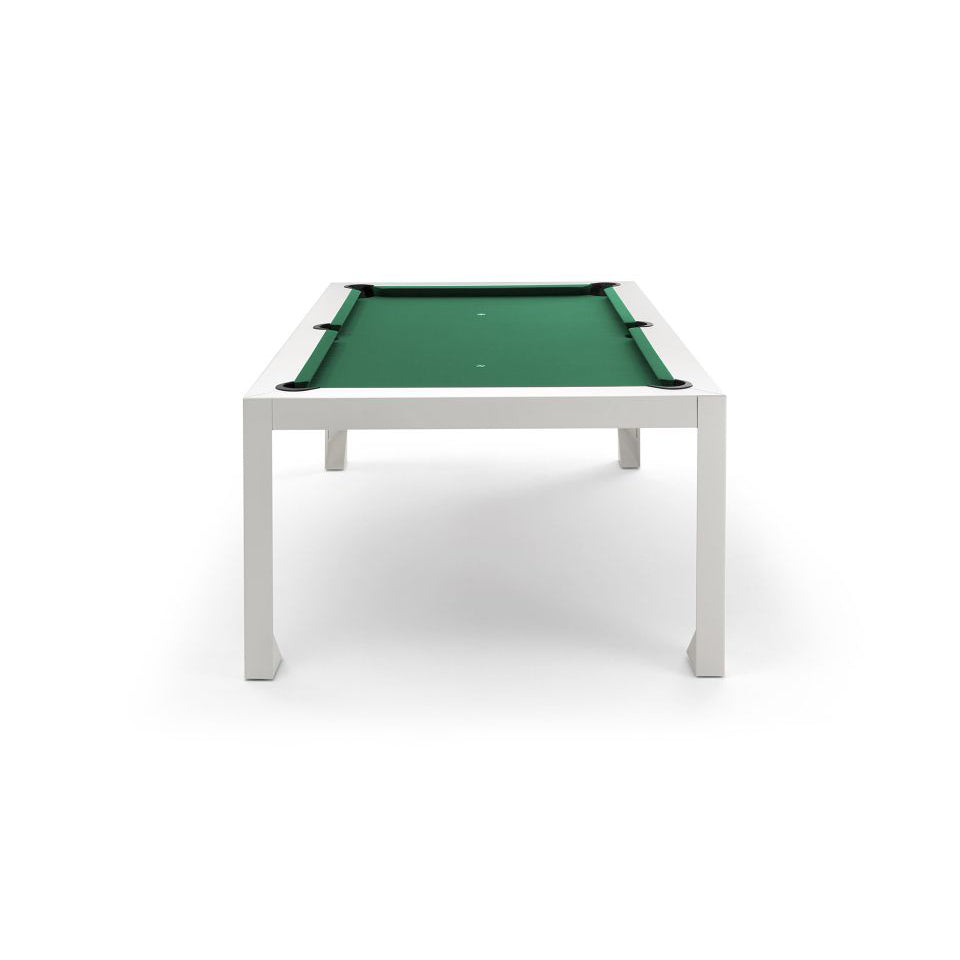 Cubista - Rectangular Wooden And Metal Pool Table by Fas Pendezza #White