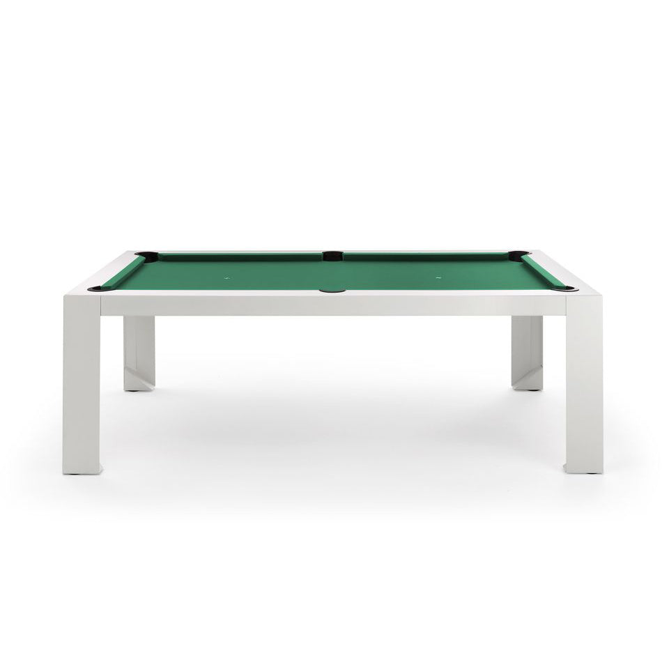 Cubista - Rectangular Wooden And Metal Pool Table by Fas Pendezza #White