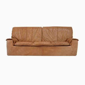 Caramel Leather 3-Seat Sofa from Cinna, 1970s-MAO-1299923