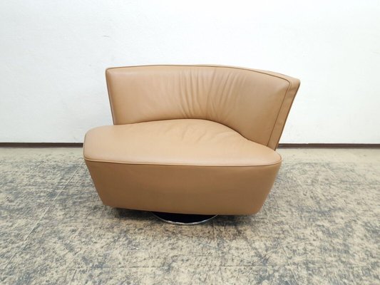 Caramel Leather Armchair Drift #2 by Walter Knoll-BVM-2032782