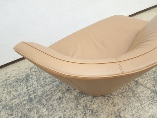 Caramel Leather Armchair Drift #2 by Walter Knoll-BVM-2032782