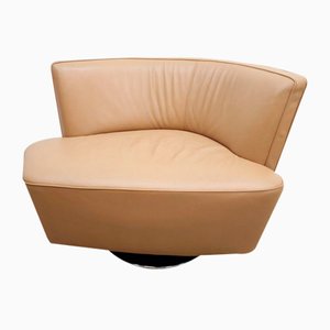 Caramel Leather Armchair Drift #2 by Walter Knoll-BVM-2032782