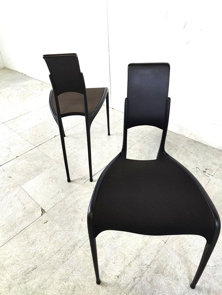 Carbon Fibre C06 Chairs by Pol Quadens, 1990s, Set of 4