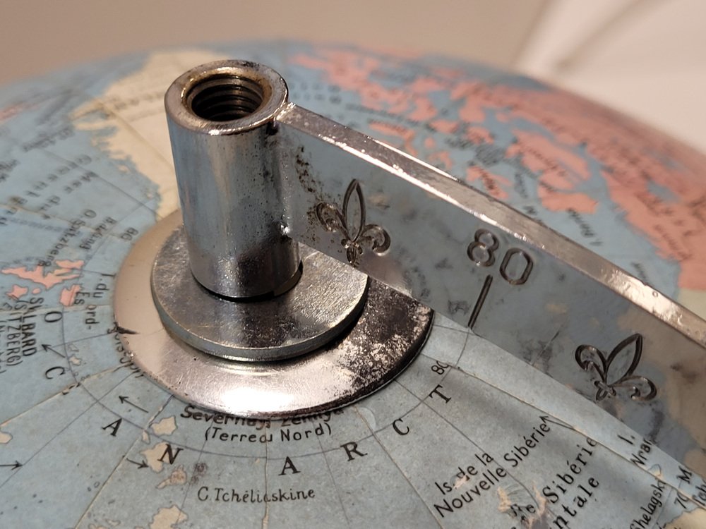 Cardboard Globo with Interior Light from Globes Taride, France, 1960s