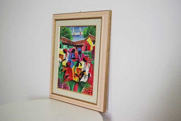 Caribbean Framed Painting, 2000s-KNM-901100