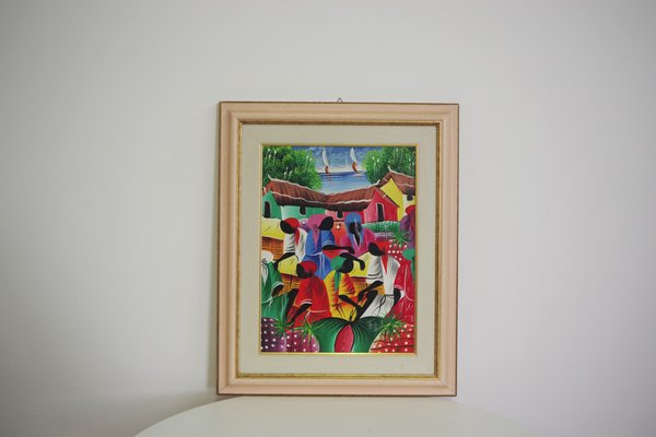 Caribbean Framed Painting, 2000s-KNM-901100