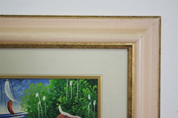 Caribbean Framed Painting, 2000s-KNM-901100