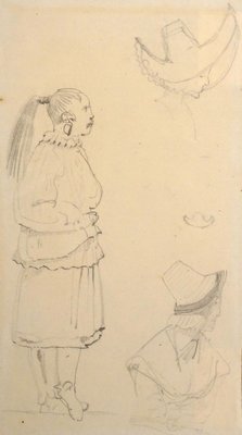 Caricatures - Original Pencil Drawing by Horace Vernet - Mid 1800 Mid 1800-ZCI-759784