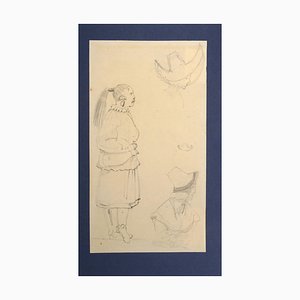 Caricatures - Original Pencil Drawing by Horace Vernet - Mid 1800 Mid 1800-ZCI-759784