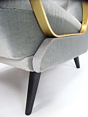 Carlo Armchair in Velvet with Spring Core Cushions-EP-1775362