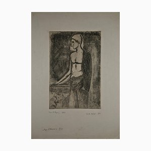 Carlo Carrà, Dopo il Bagno, Etching, 1924-ZCI-1770308