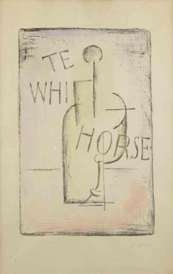 Carlo Carrà, The White Horse, Lithograph, 1944-ZCI-2042296