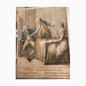 Carlo Lasinio, Tuscan Proverbs, Original Etching, 1786-ZCI-889830