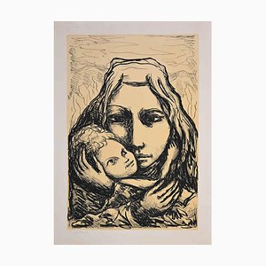 Carlo Levi, Mother and Child, Mid-20th Century, Lithograph-ZCI-1781950