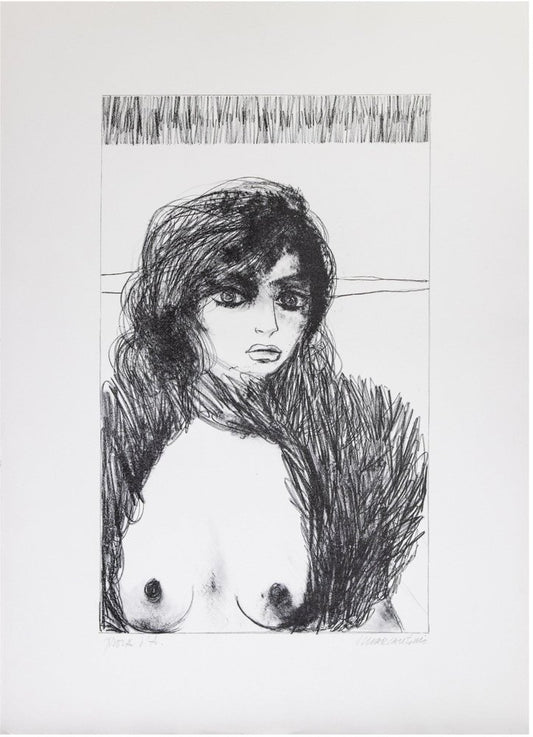 Carlo Marcantonio, Nude 8, Lithograph, 1970s