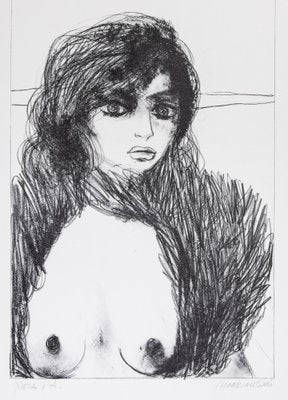 Carlo Marcantonio, Nude 8, Lithograph, 1970s-ZCI-1759150