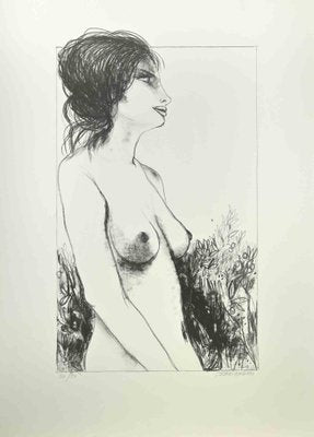 Carlo Marcantonio, Nude of Woman, Lithograph, 1970s-ZCI-2029427