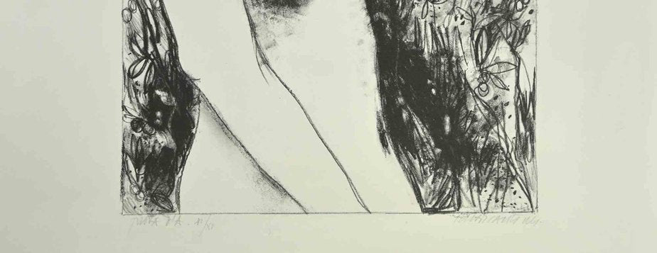 Carlo Marcantonio, Nude of Woman, Lithograph, 1970s-ZCI-2029496