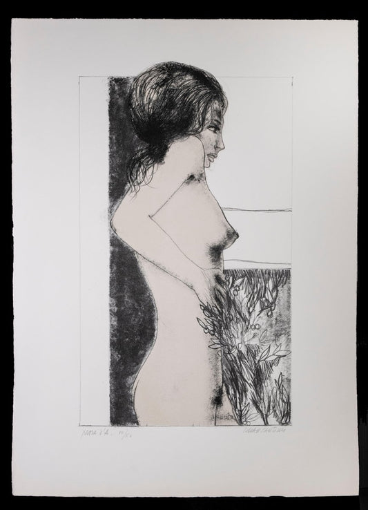 Carlo Marcantonio, Nude, Original Etching, 1970s