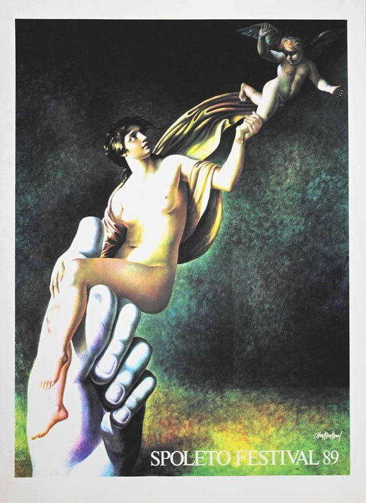 Carlo Maria Mariani, Spoleto Festival, Offset and Lithograph, 1989