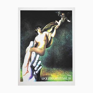 Carlo Maria Mariani, Spoleto Festival, Offset and Lithograph, 1989-ZCI-871189