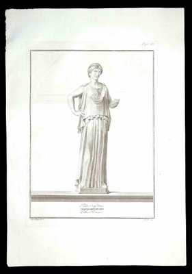 Carlo Nolli, Ancient Roman Statue, Etching, 1700s-ZCI-1164226