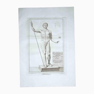 Carlo Nolli, Ancient Roman Statue, Original Etching, 18th-Century-ZCI-1164253