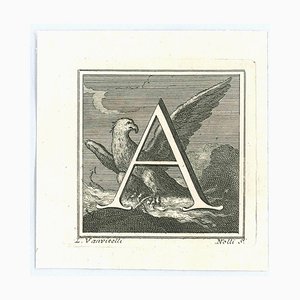 Carlo Nolli, Antiquities of Herculaneum: Letter A, Etching, 18th Century-ZCI-1758901