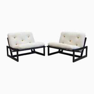 Carlotta Lounge Chairs by Afra and Tobia Scarpa for Cassina, 1960s, Set of 2-ZYF-2017359