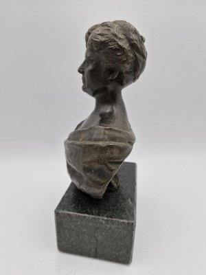 Carmine Genua, Bust Sculpture, 1800s, Bronze-RKF-1820731