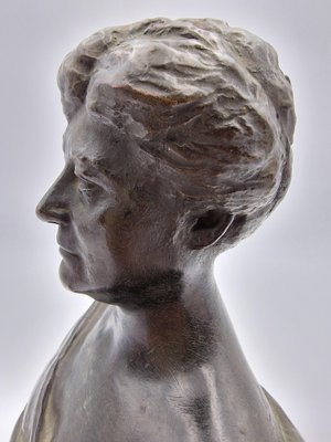 Carmine Genua, Bust Sculpture, 1800s, Bronze-RKF-1820731