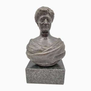 Carmine Genua, Bust Sculpture, 1800s, Bronze-RKF-1820731