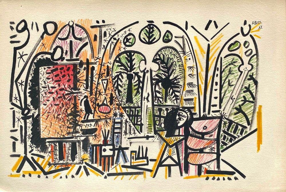 Carnet De Californie 15, Arches, Pablo Picasso, 1959