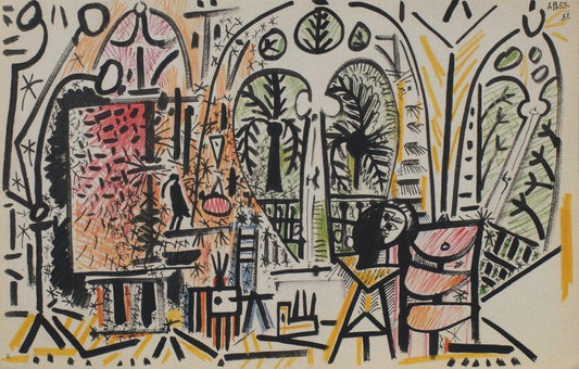 Carnet De Californie 15 by Pablo Picasso