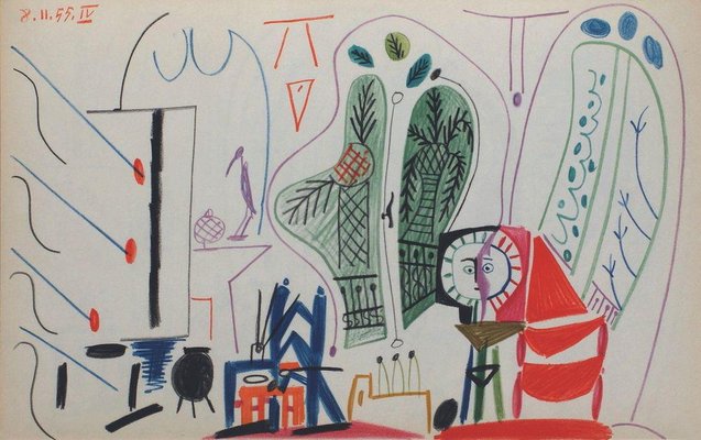 Carnet de Californie 30 after Pablo Picasso-FMZ-1019544