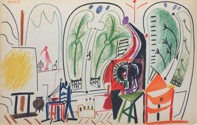 Carnet de Californie 31 by Pablo Picasso, 1959-FMZ-1019568