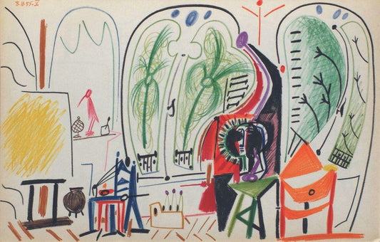 Carnet de Californie 31 by Pablo Picasso, 1959