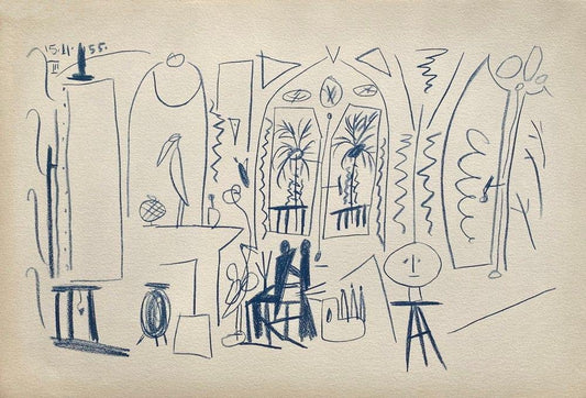 Carnet De Californie 35, Arches, Pablo Picasso, 1959