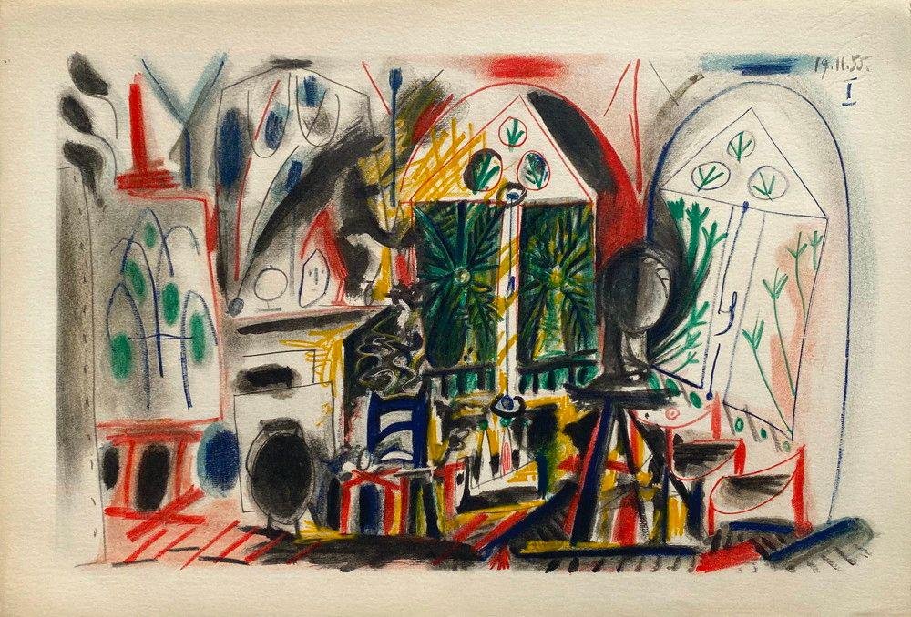 Carnet De Californie 36, Arches, Pablo Picasso