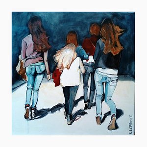 Carole Leprince, Shopping, 2020, Acrylic on Canvas-CHG-1339747