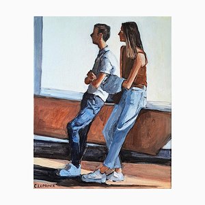 Carole Leprince, Teenagers, 2022, Acrylic on Canvas-CHG-2036890