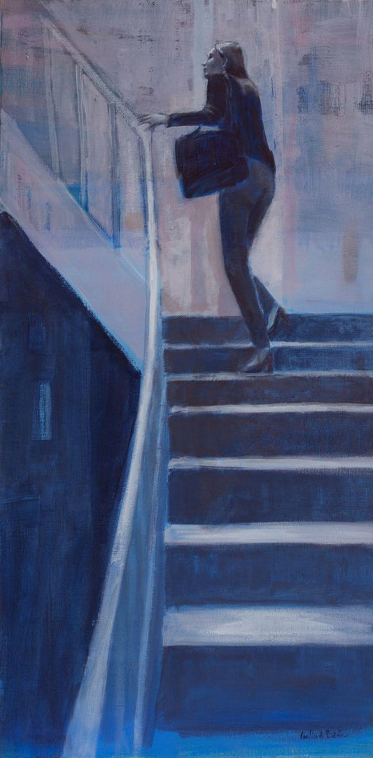 Caroline de Piedoue, L'Escalier, 2020, Acrylic on Canvas