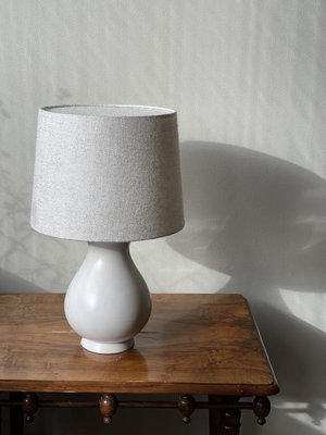 Carrara Ceramic Table Lamp by Wilhelm Kage, 1940s-ARN-860318